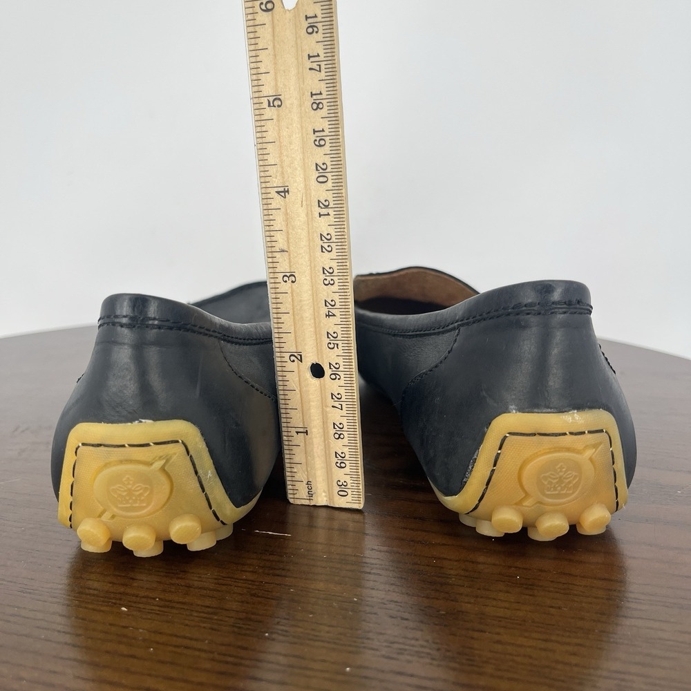 Born Axona Loafer Shoes Women's 9.5M‎ Black Leather Driving Mocs Sip On Moc Toe - Picture 8 of 16